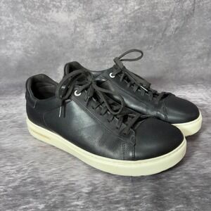 Birkenstock Bend Low Black Leather Sneakers Mens Size 43 10 Lace Up Casual
